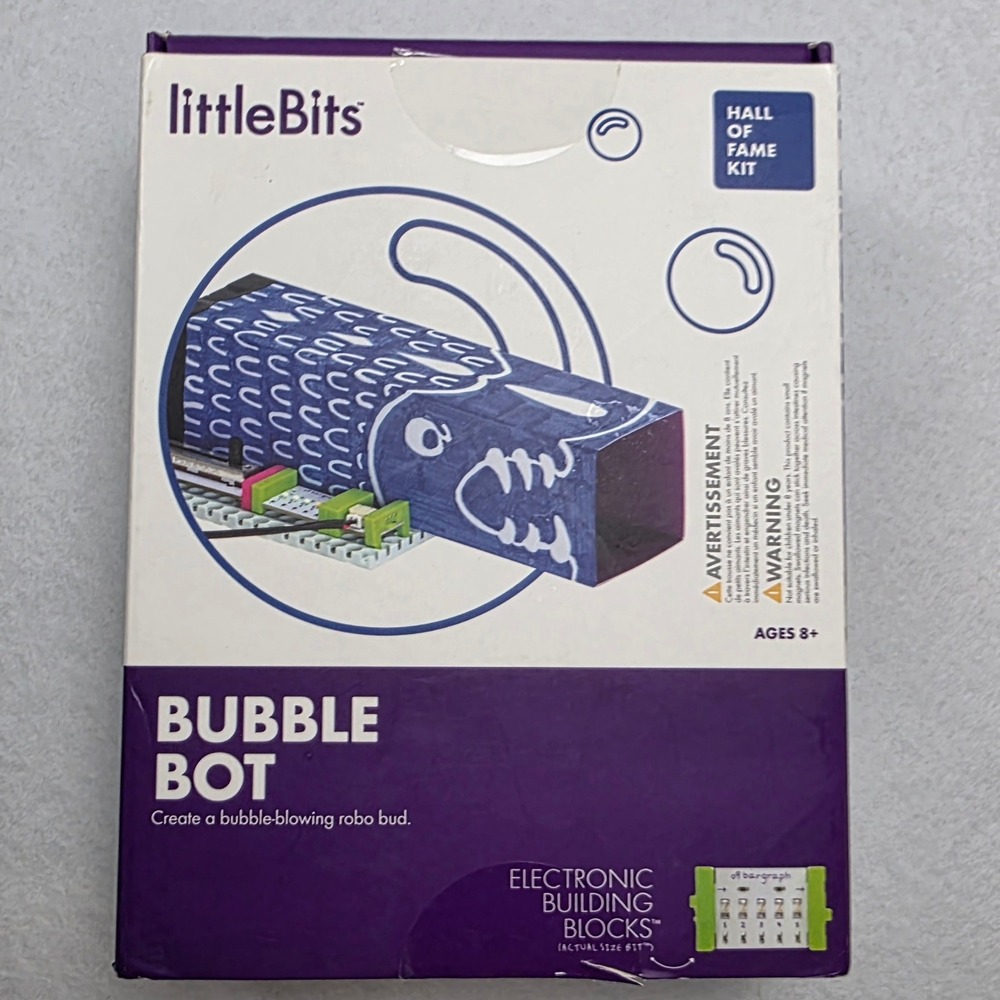 littleBits Hall of Fame Kit Bubble Bot Electronic Building Blocks STEM Toy 8+